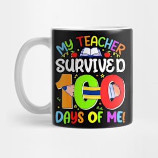 My Teacher Survived 100 Days Of Me 100 Days Of School Mug